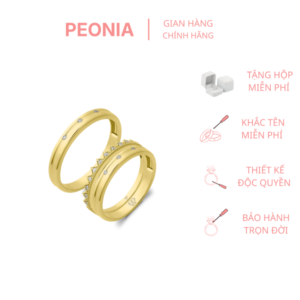 Nhẫn cưới vàng 14k
