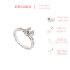 nhẫn cầu hôn peonia kim cương