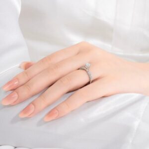 nhẫn cầu hôn peonia vàng 14k