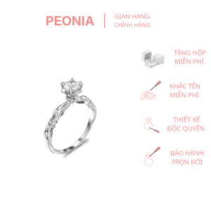 nhẫn cầu hôn peonia velvet