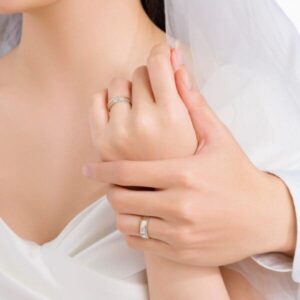 Nhẫn kim ương Peonia Lab-grow