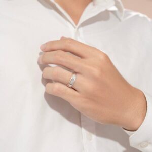 Nhẫn kim ương Peonia Lab-grow