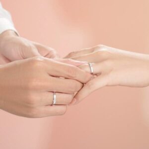 Nhẫn kim cương Peonia vàng 18k