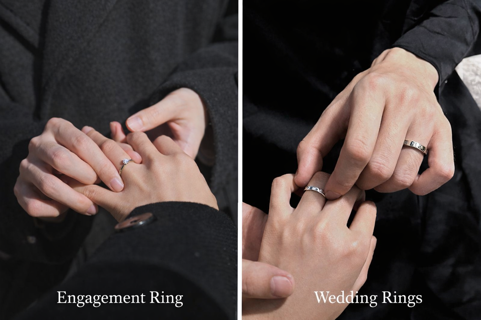 Nhẫn cầu hôn khác gì nhẫn cưới