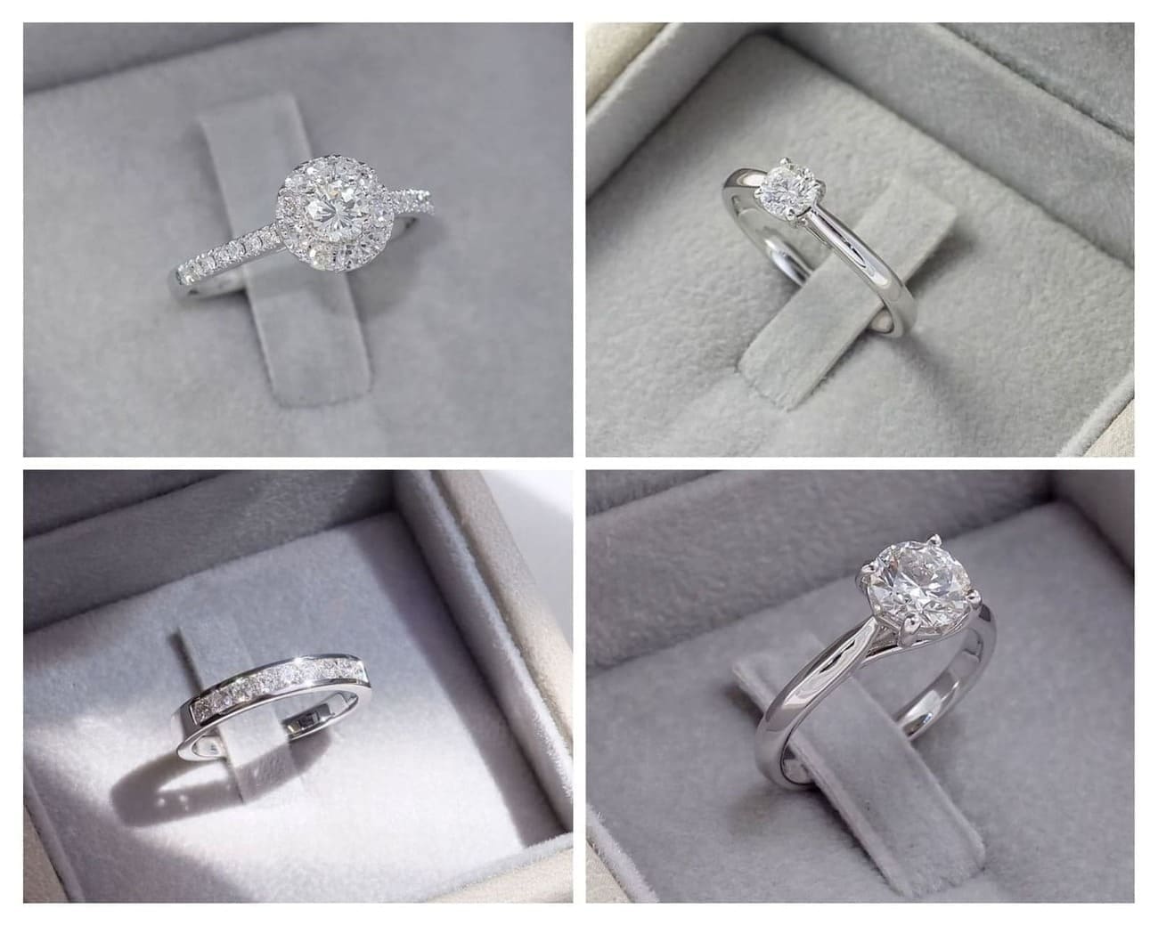 Các kiểu nhẫn cầu hôn đẹp