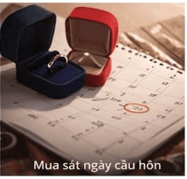 mua nhẫn cầu hôn sát ngày