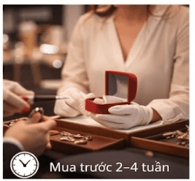 mua nhẫn cầu hôn sớm